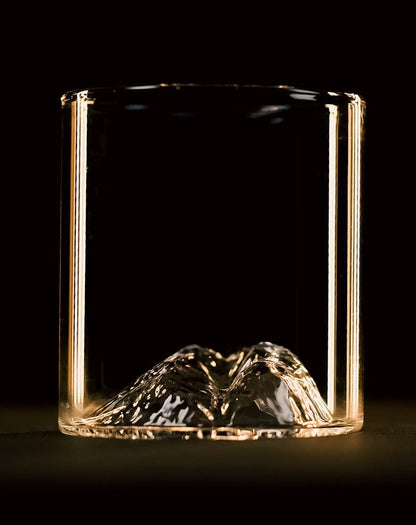 Scafell Pike Glass Tumbler & Coaster Set