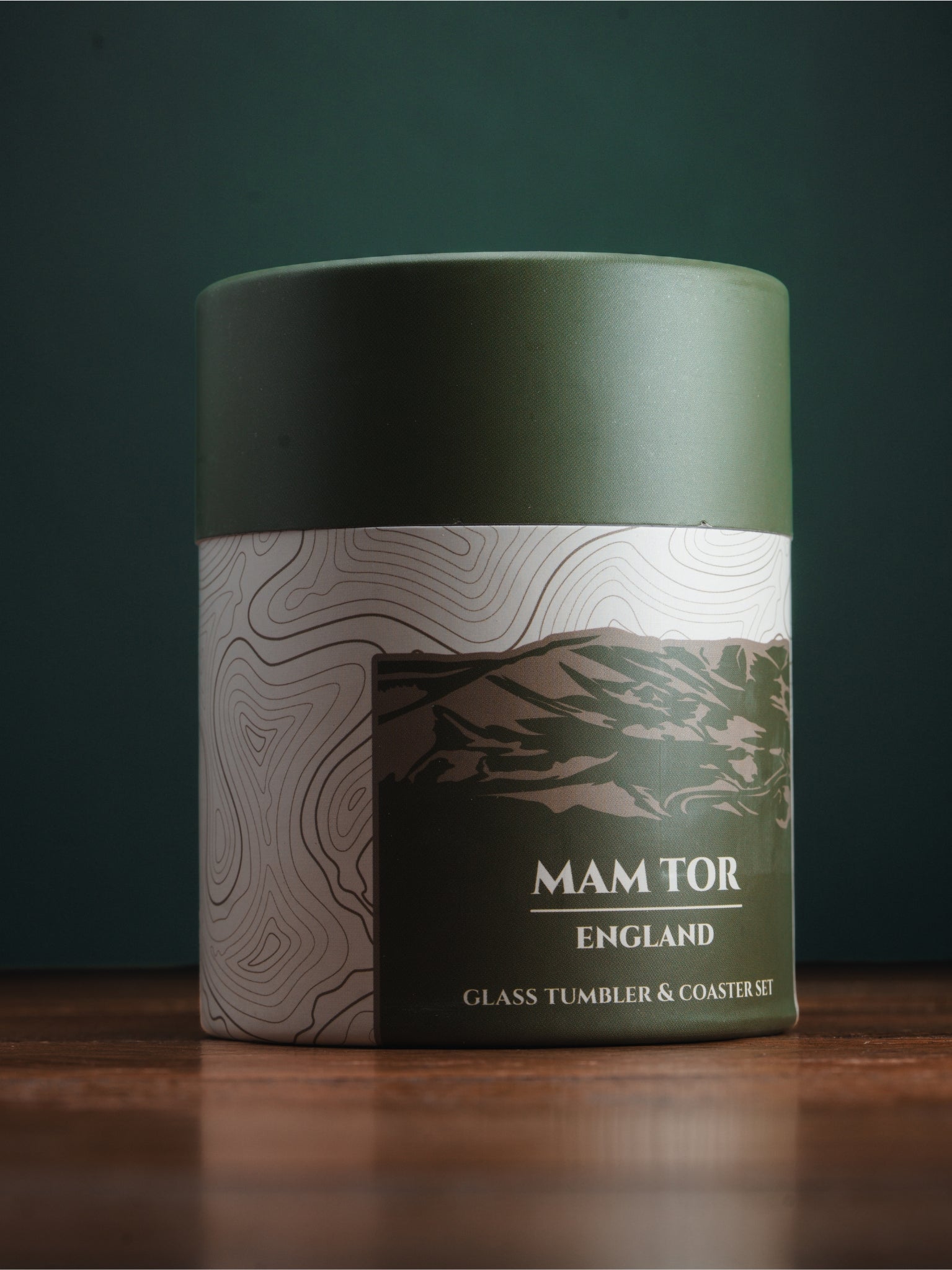 Peak District Two-Glass Set - Mam Tor & Kinder Scout | Gilded Peaks
