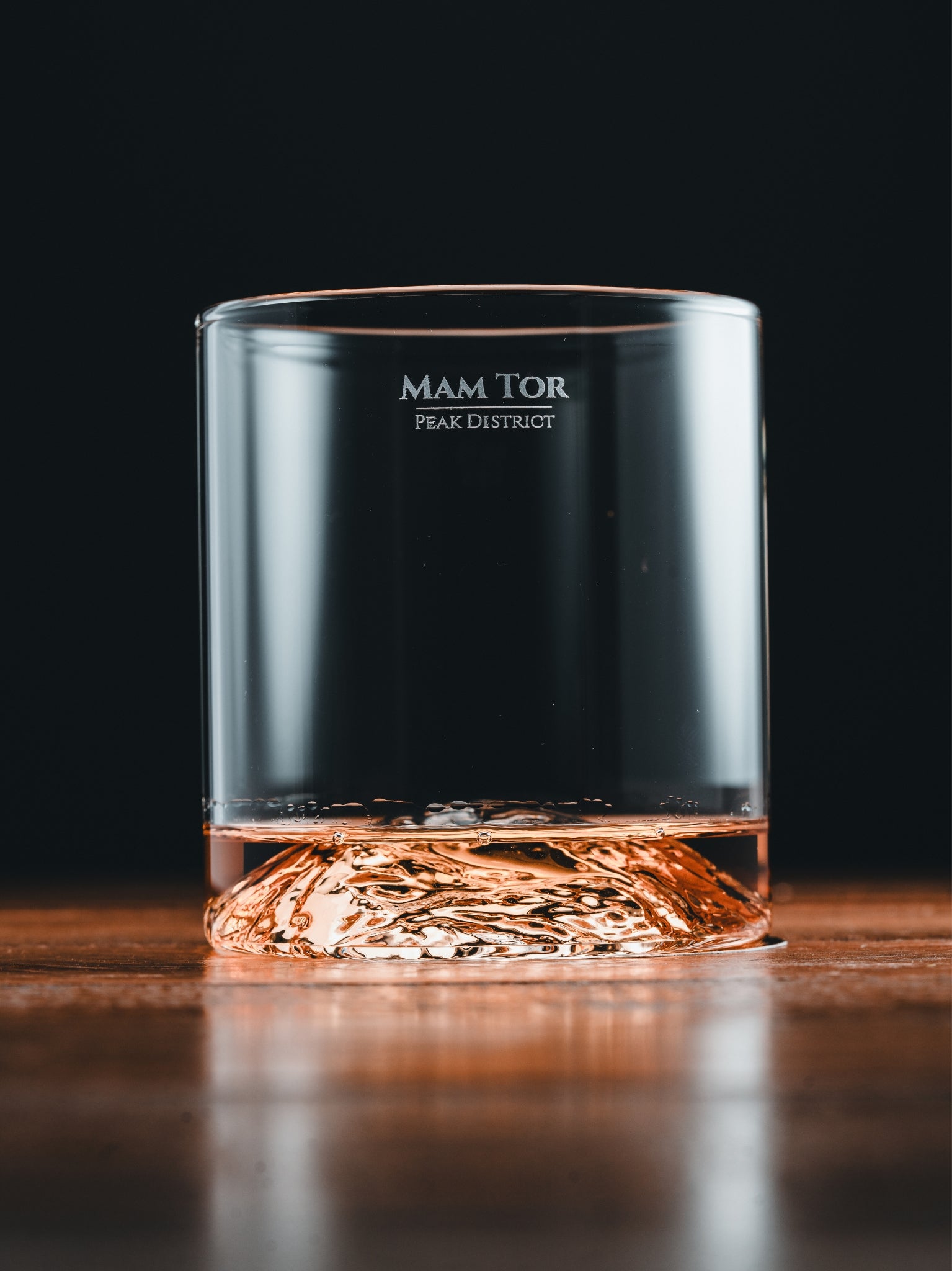 Peak District Two-Glass Set - Mam Tor & Kinder Scout | Gilded Peaks