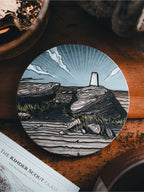 Peak District Two-Glass Set - Mam Tor & Kinder Scout | Gilded Peaks