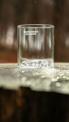 Kinder Scout Whisky Tumbler - Peak District Mountain Glass | Gilded Peaks