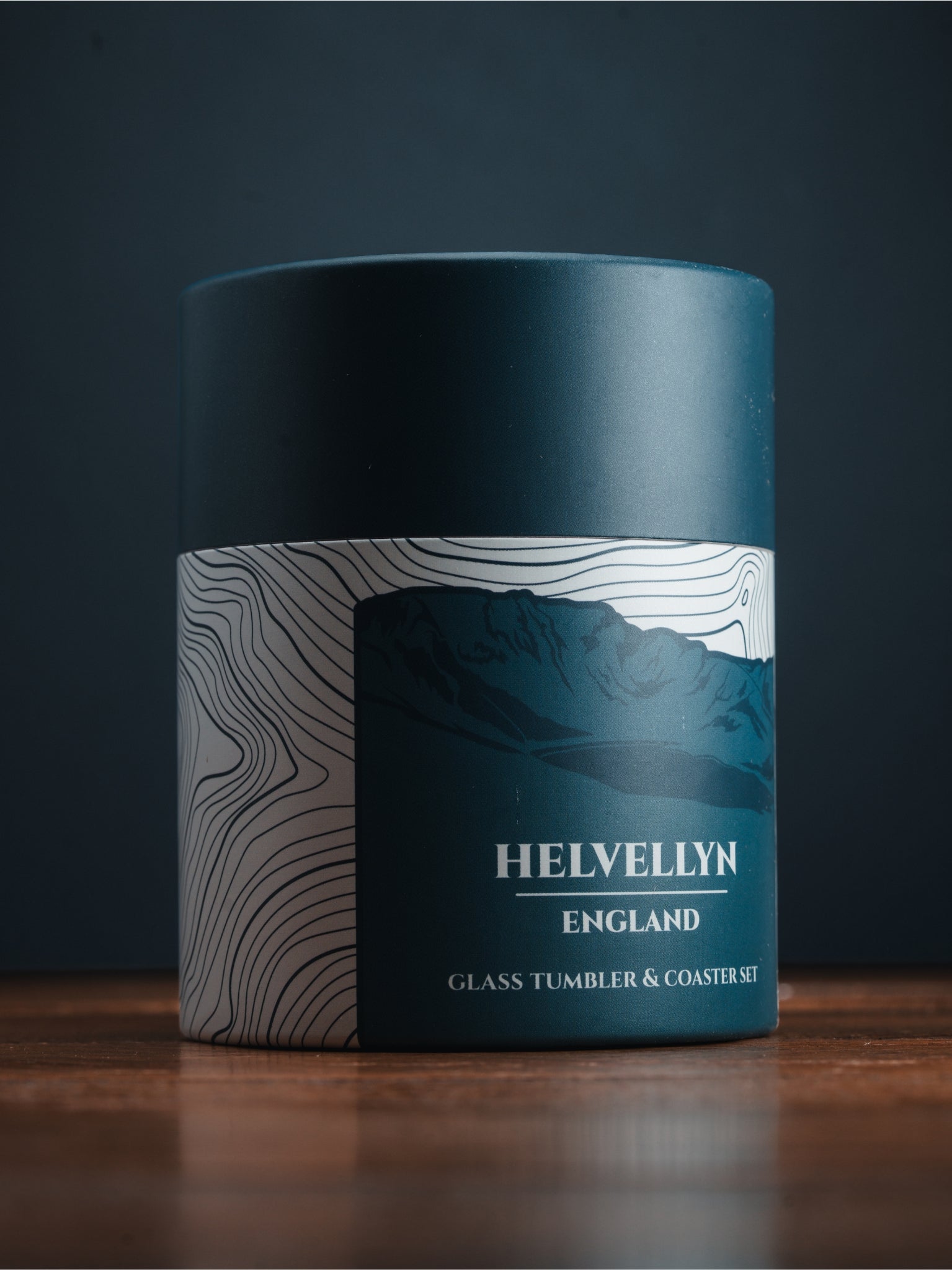 RESTOCKING JUNE: Lake District Two-Glass Set - Helvellyn & Scafell Pike | Gilded Peaks