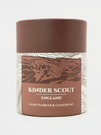 Kinder Scout Whisky Tumbler - Peak District Mountain Glass | Gilded Peaks