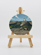 Kinder Scout Whisky Tumbler - Peak District Mountain Glass | Gilded Peaks