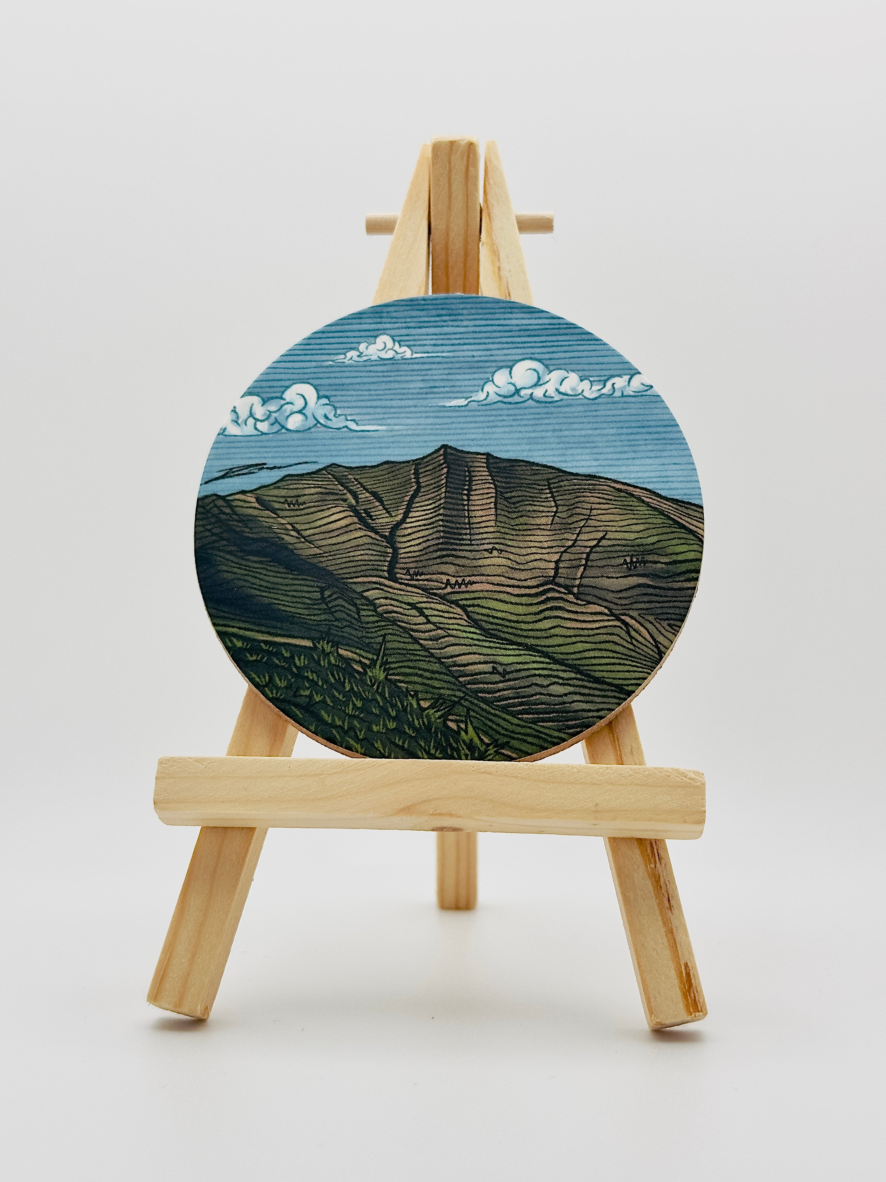 Mam Tor Whisky Tumbler - Peak District Mountain Glass | Gilded Peaks