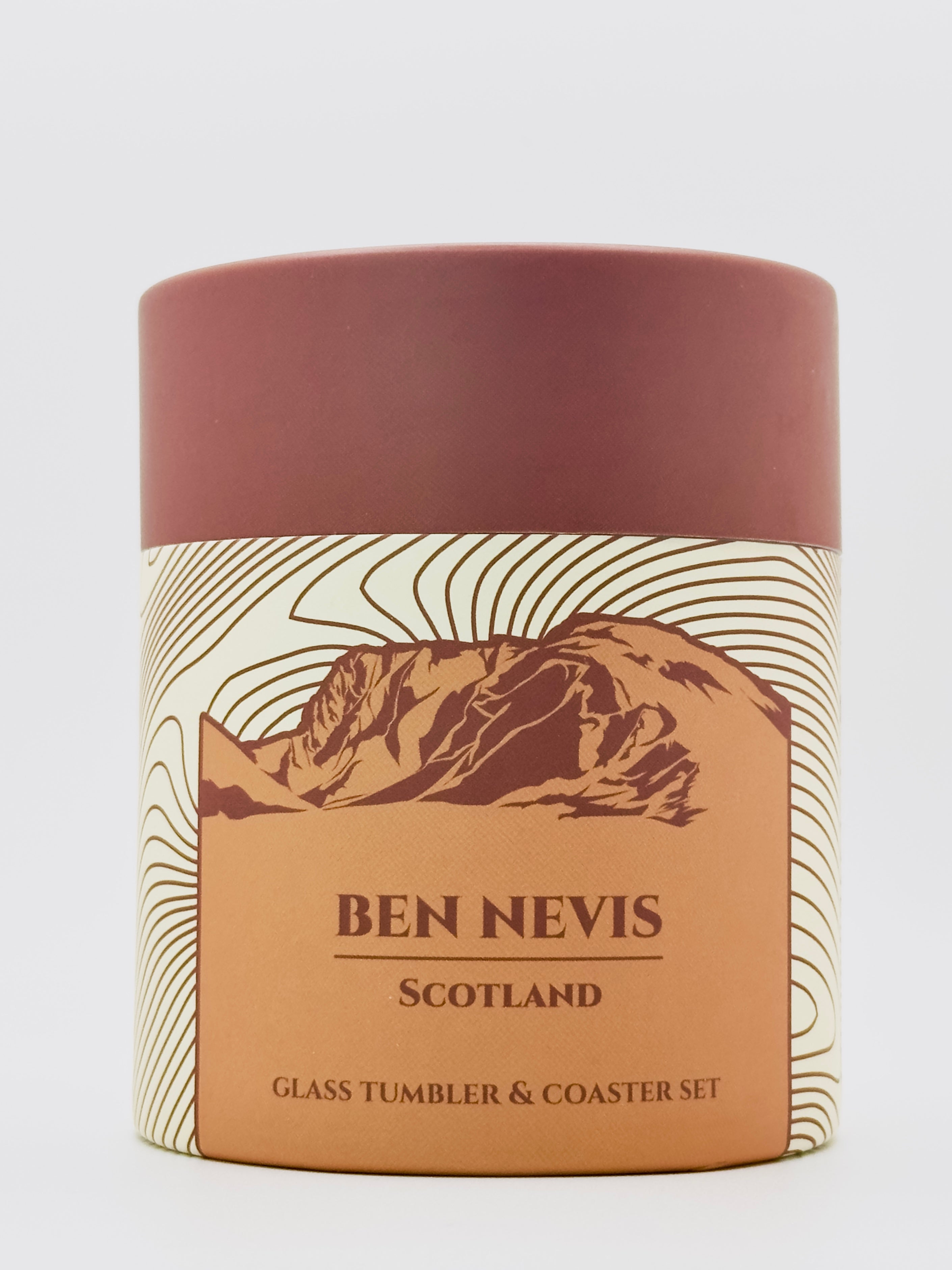 Ben Nevis Whisky Tumbler - Scottish Highlands Mountain Glass | Gilded Peaks