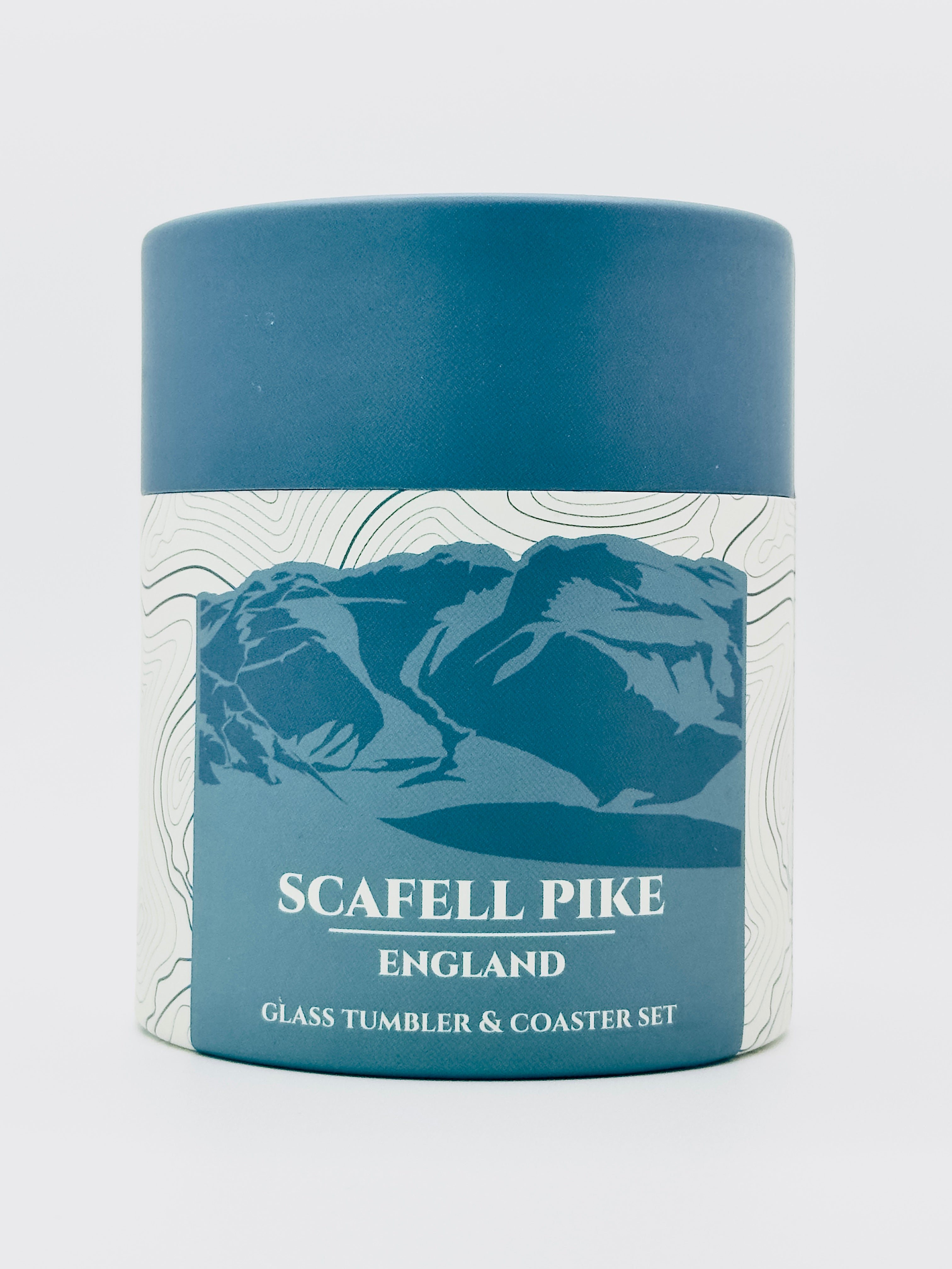 Scafell Pike Whisky Tumbler - New Edition | Lake District Mountain Glass | Gilded Peaks
