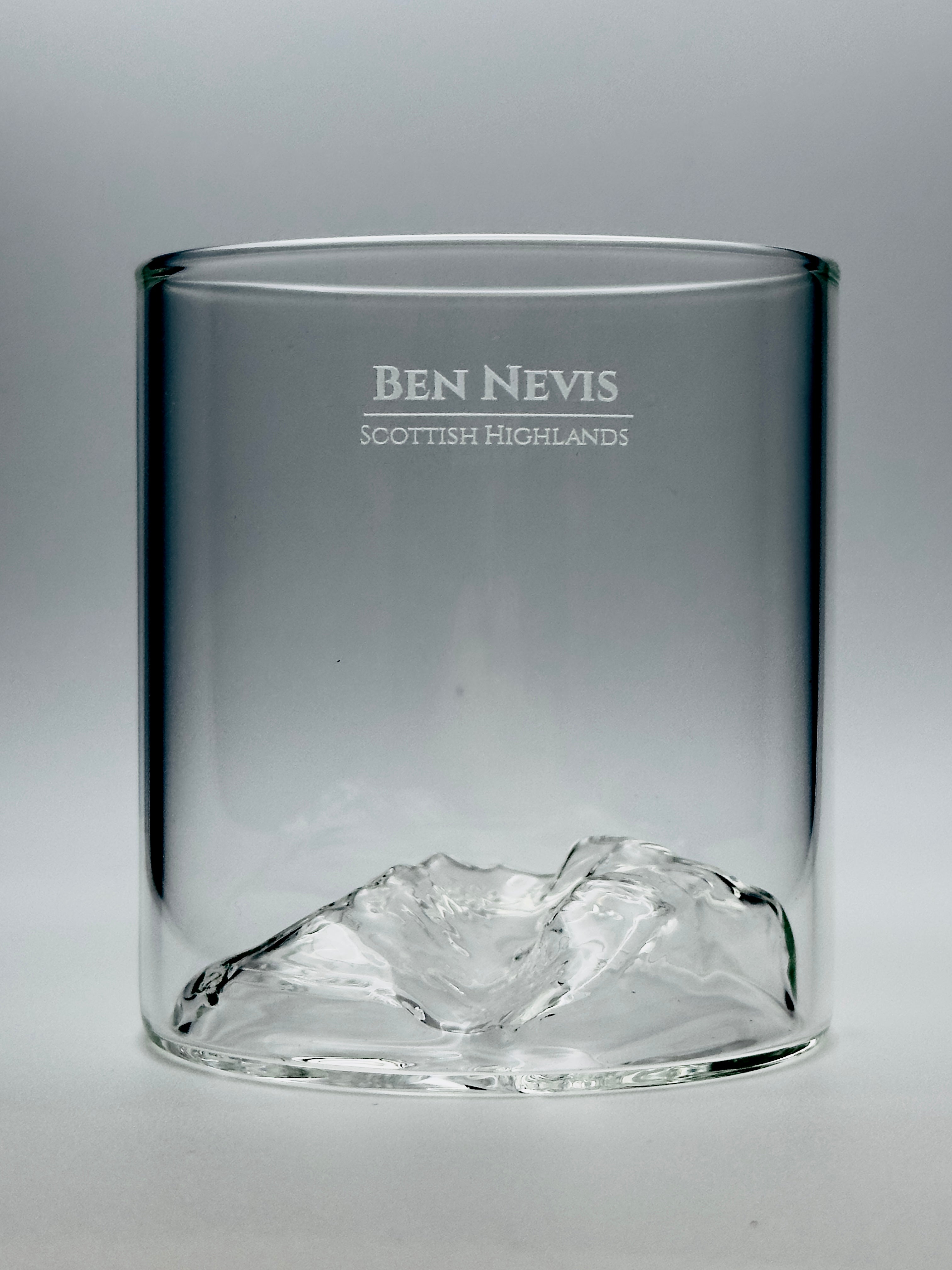 Ben Nevis Whisky Tumbler - Scottish Highlands Mountain Glass | Gilded Peaks