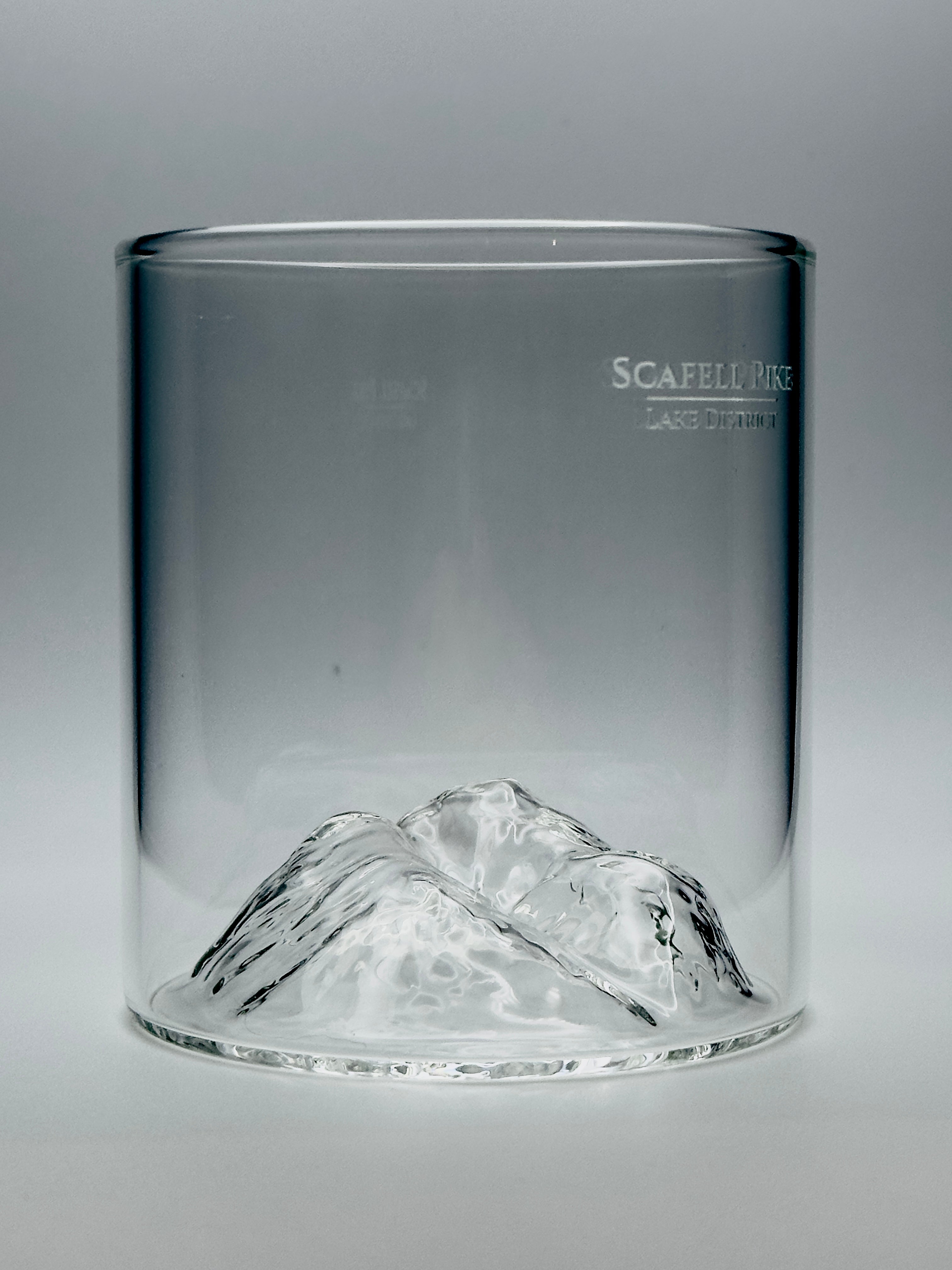 Scafell Pike Whisky Tumbler - New Edition | Lake District Mountain Glass | Gilded Peaks