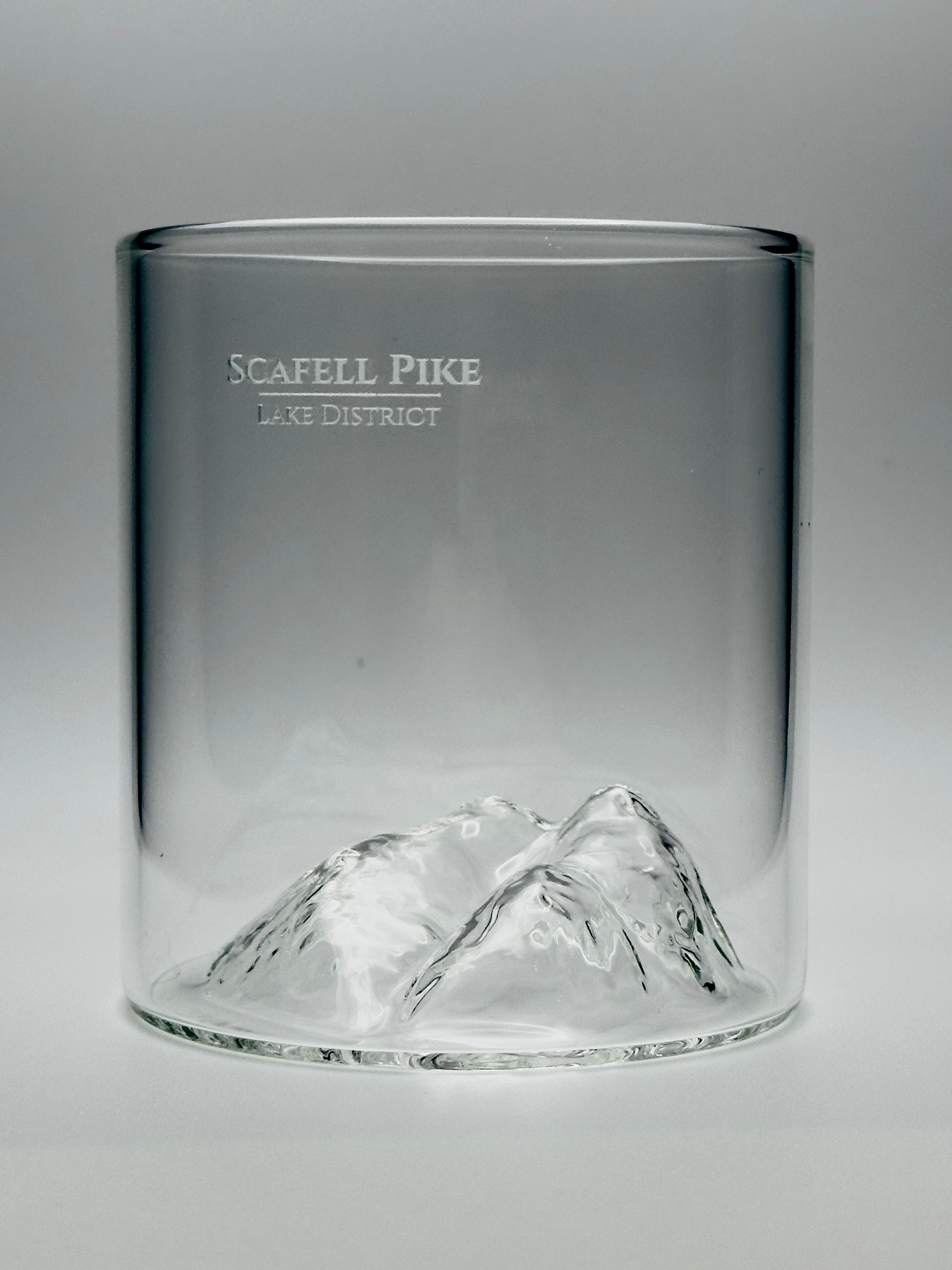 Scafell Pike Whisky Tumbler - New Edition | Lake District Mountain Glass | Gilded Peaks