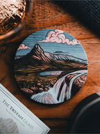 Eryri Two-Glass Set - Yr Wyddfa & Tryfan | Gilded Peaks