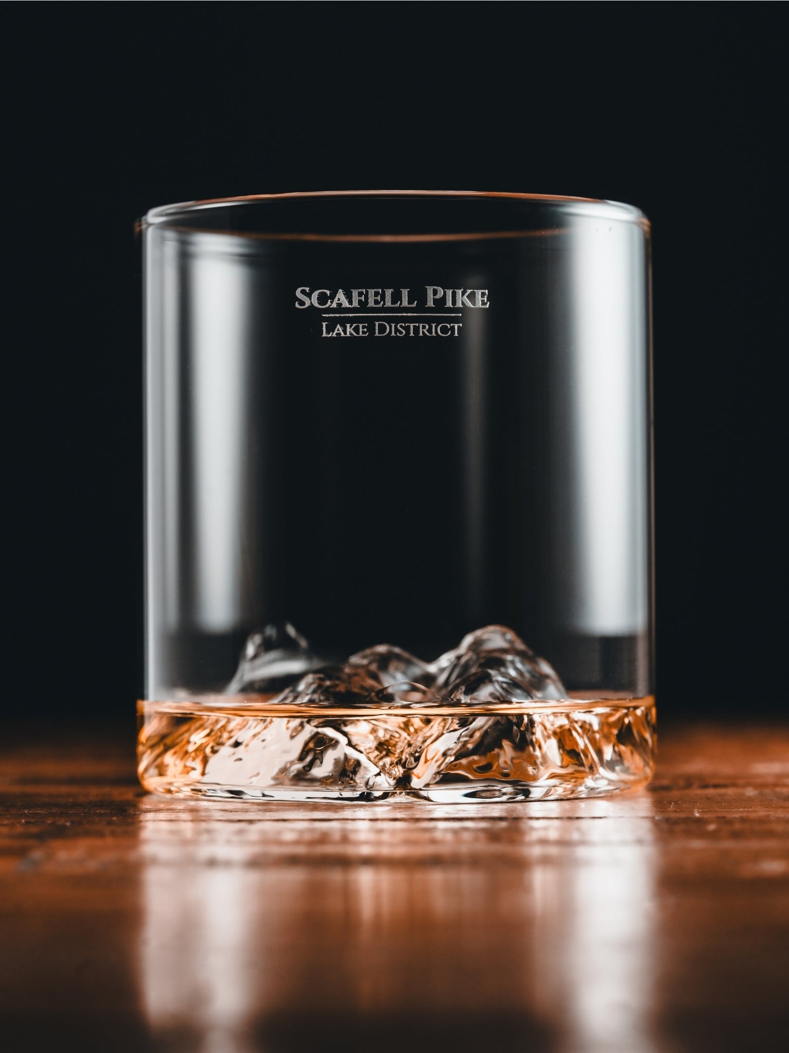 Scafell Pike Whisky Tumbler - New Edition | Lake District Mountain Glass | Gilded Peaks