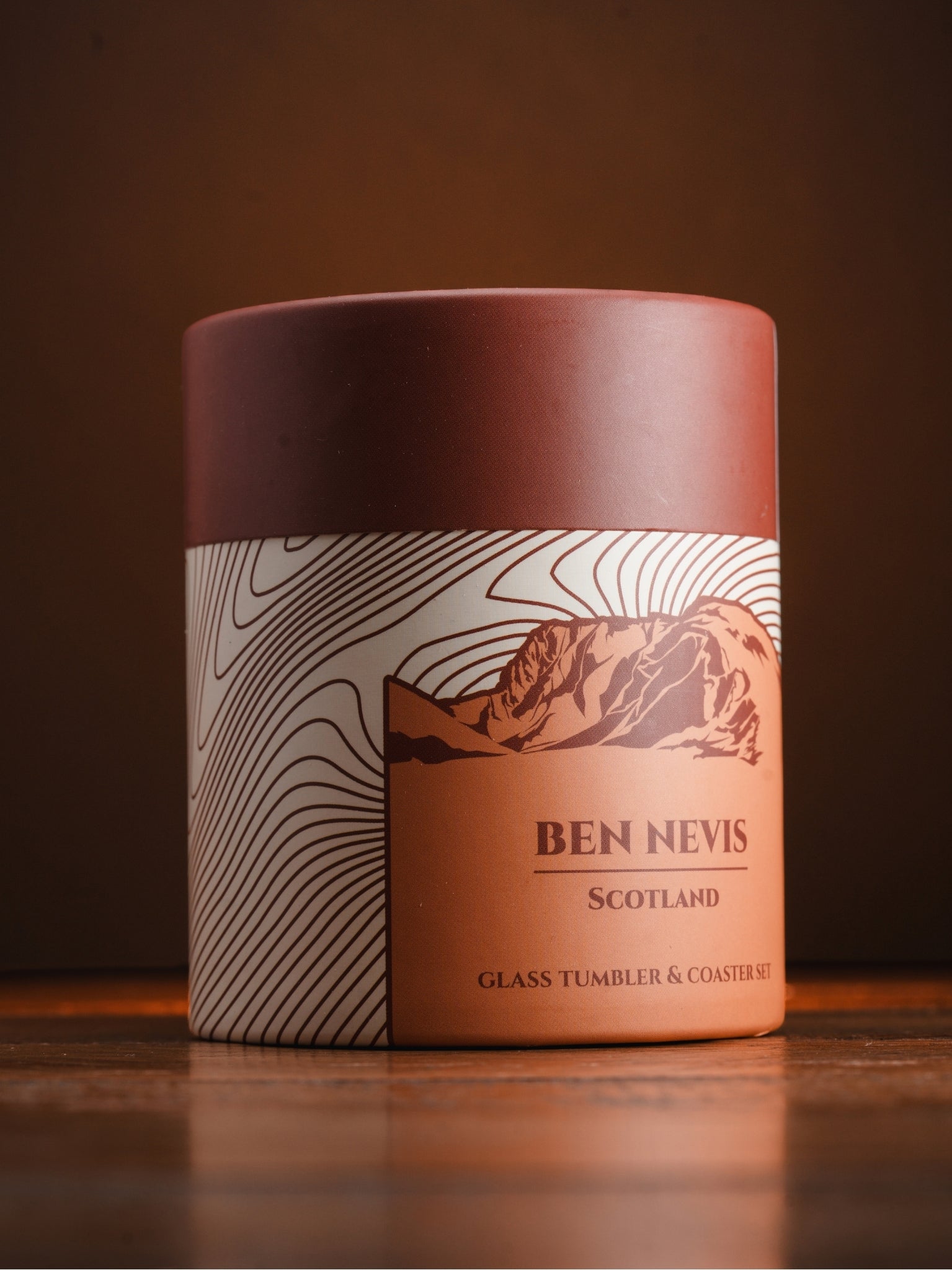 Ben Nevis Whisky Tumbler - Scottish Highlands Mountain Glass | Gilded Peaks