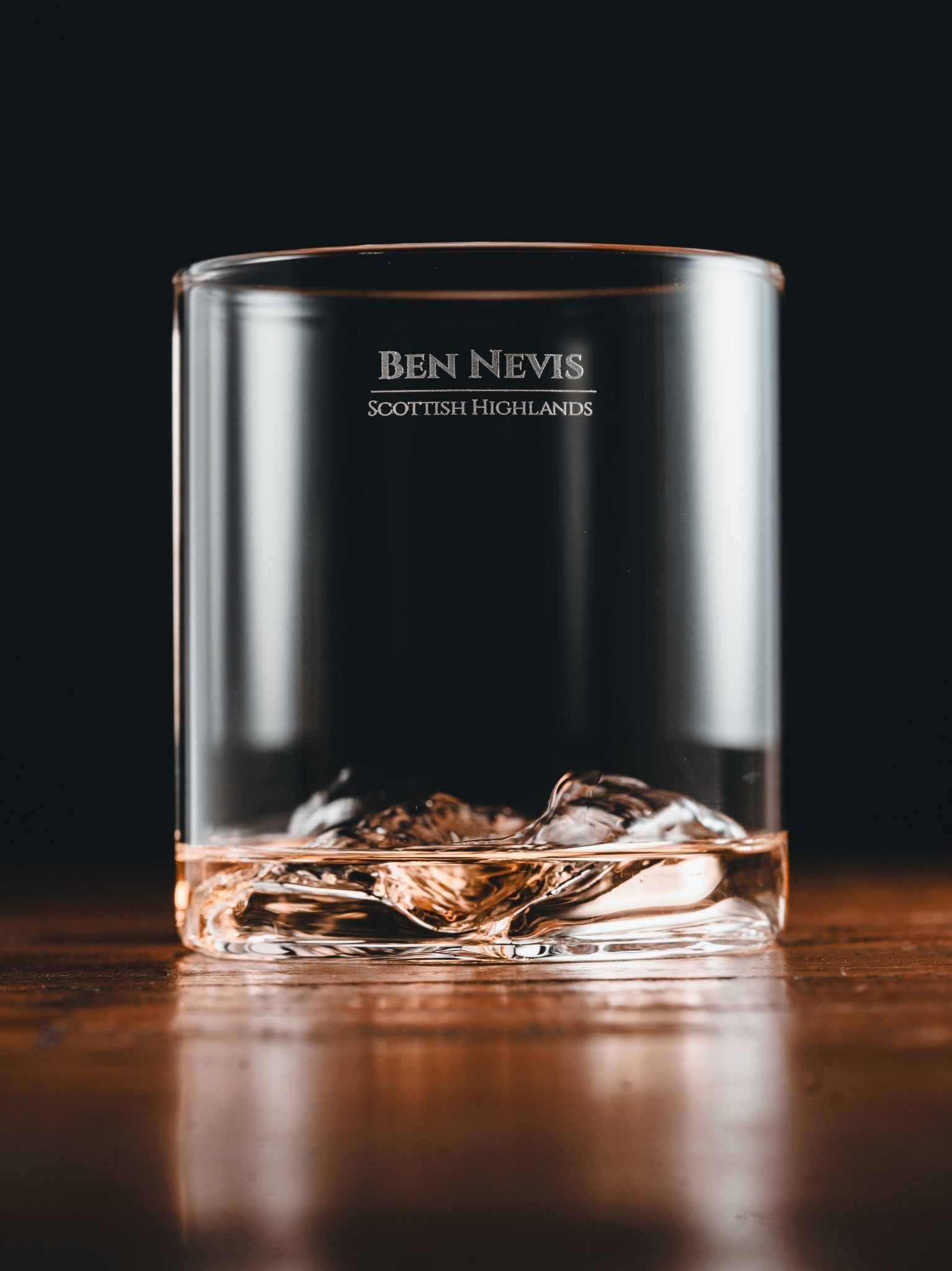 Ben Nevis Whisky Tumbler - Scottish Highlands Mountain Glass | Gilded Peaks
