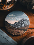 Ben Nevis Whisky Tumbler - Scottish Highlands Mountain Glass | Gilded Peaks