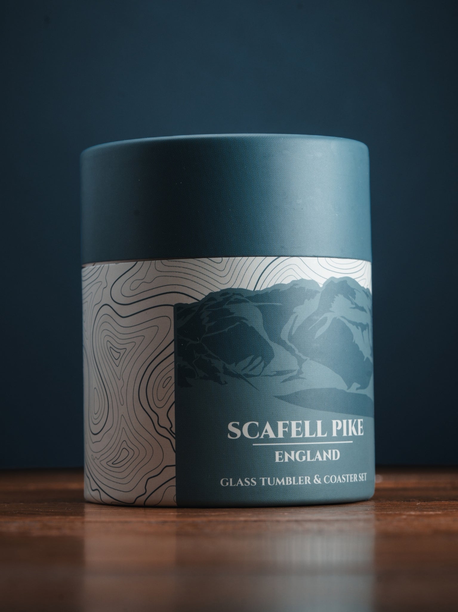 Scafell Pike Whisky Tumbler - New Edition | Lake District Mountain Glass | Gilded Peaks