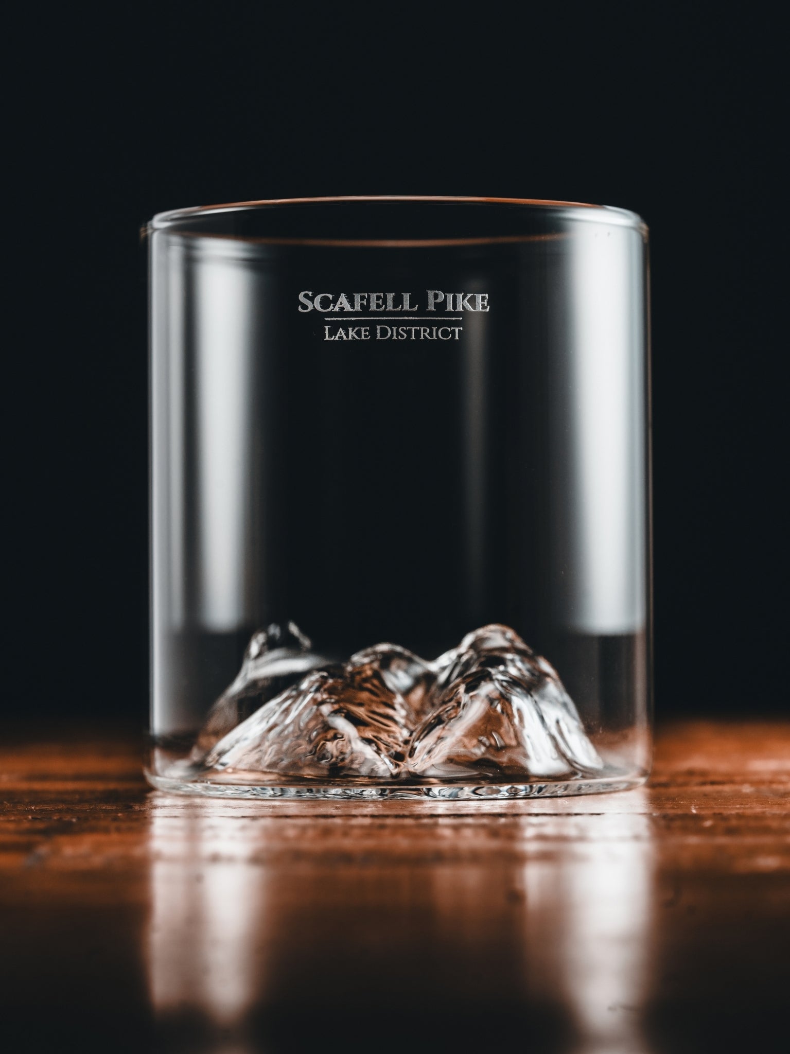 Scafell Pike Whisky Tumbler - New Edition | Lake District Mountain Glass | Gilded Peaks